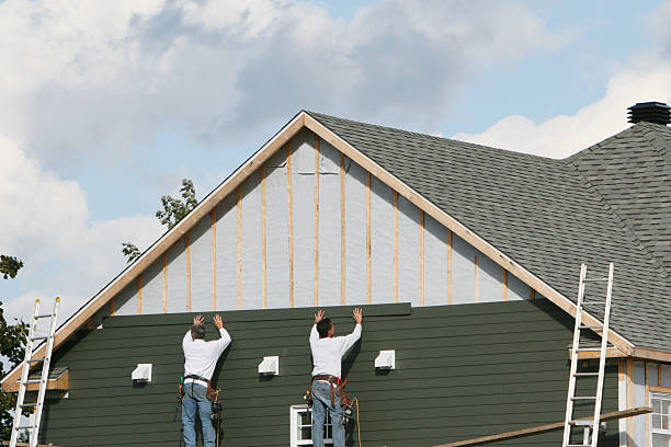 Professional Wood Siding technician working in Home, PA